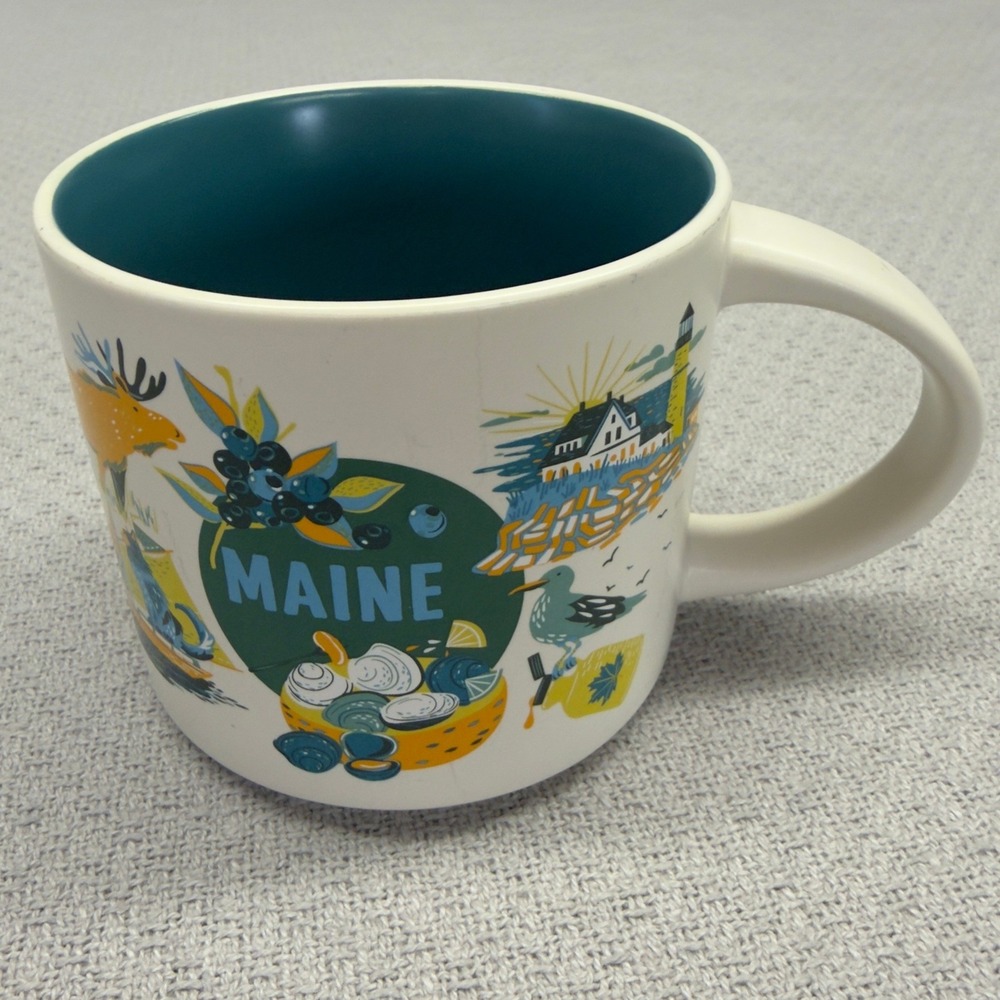 Starbucks Discovery Series Maine Mug 2024 Coffee Cup Collectible State Travel